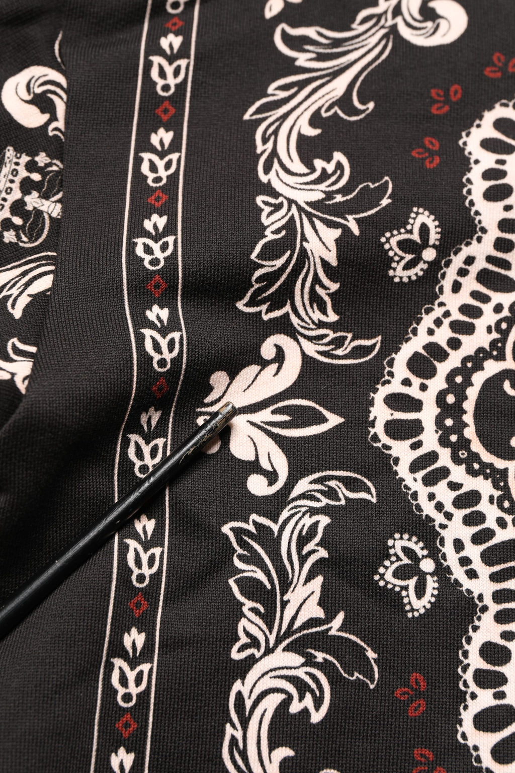 Dolce & Gabbana Black Bandana Print Cotton Men Hoodie Sweater