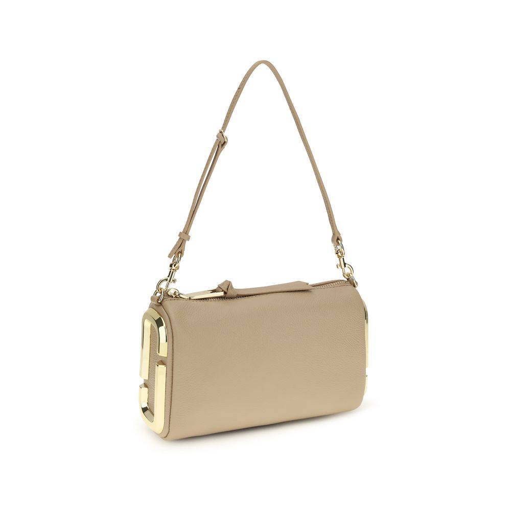 Marc Jacobs Beige Calf Leather Bos Taurus Shoulder Bag