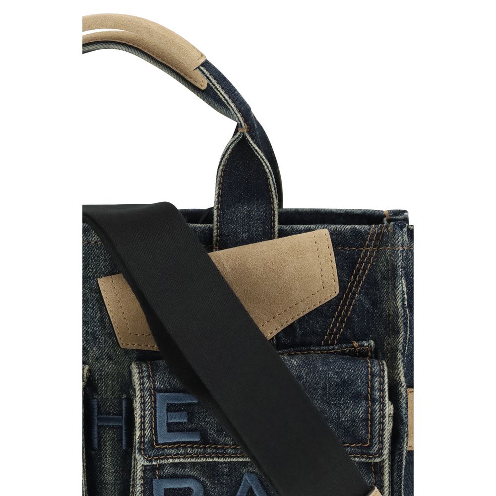Marc Jacobs Blue Cotton Shoulder Bag