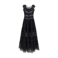 Charo Ruiz Black Cotton Casual Dress