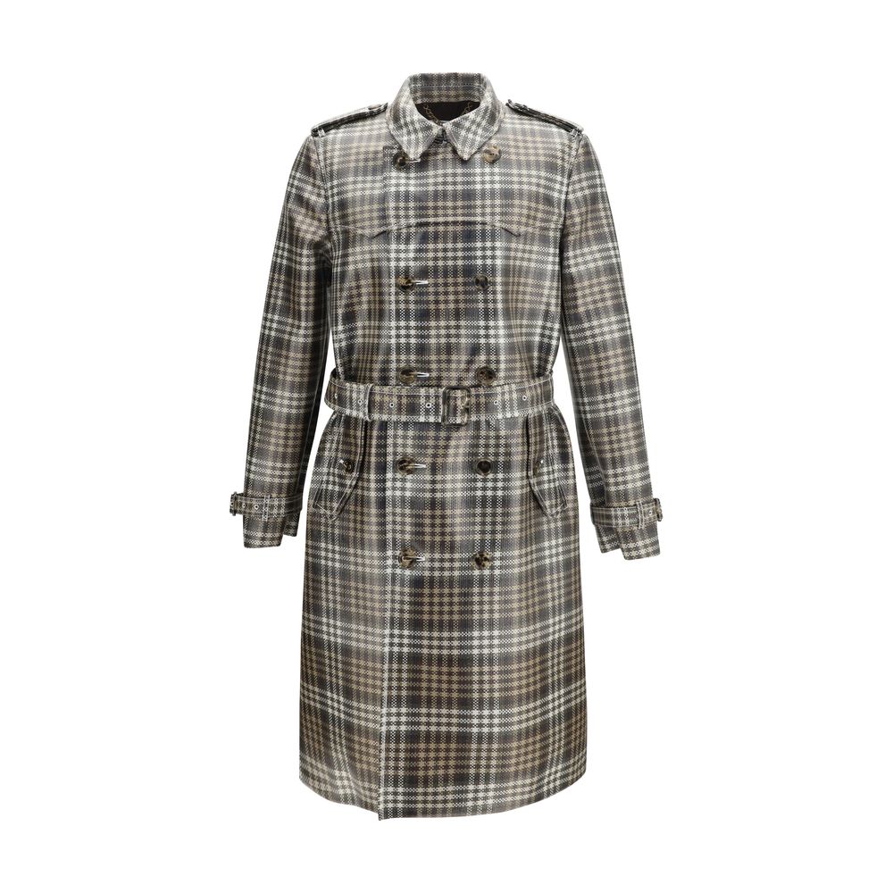 Burberry Brown Polyester Trench Coat