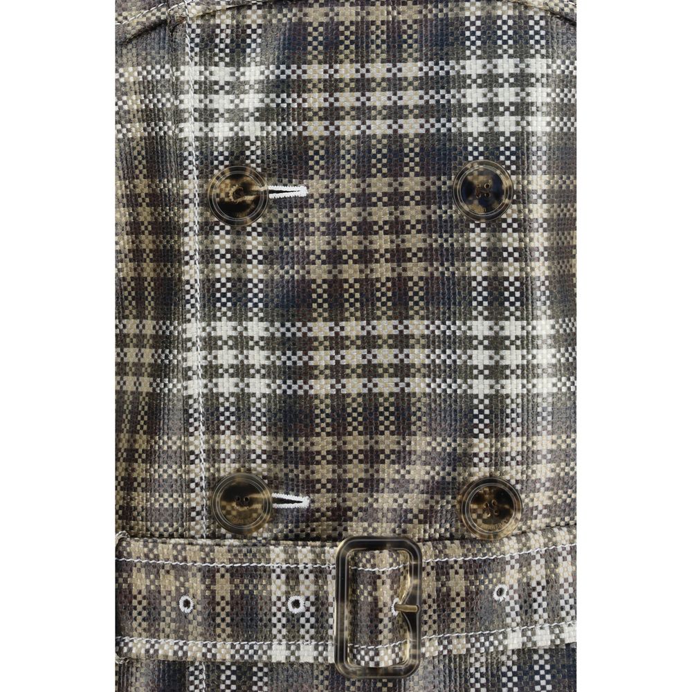 Burberry Brown Polyester Trench Coat