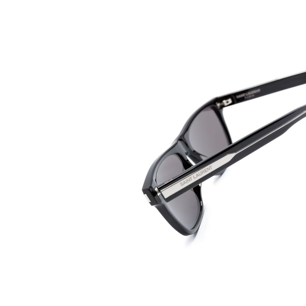 Saint Laurent Black Acetate Sunglasses