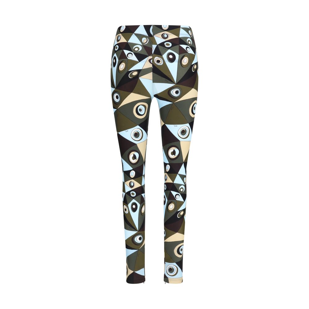 Emilio Pucci Bicolor Polyamide Leggings