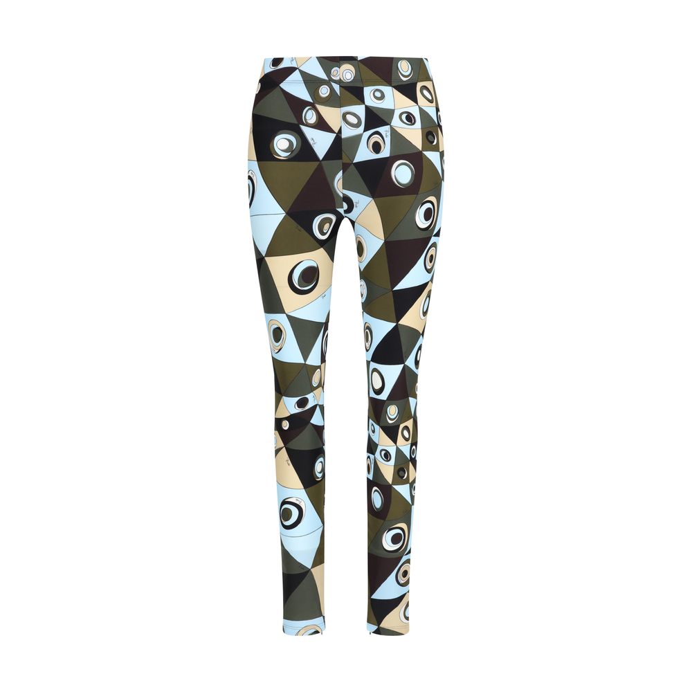 Emilio Pucci Bicolor Polyamide Leggings