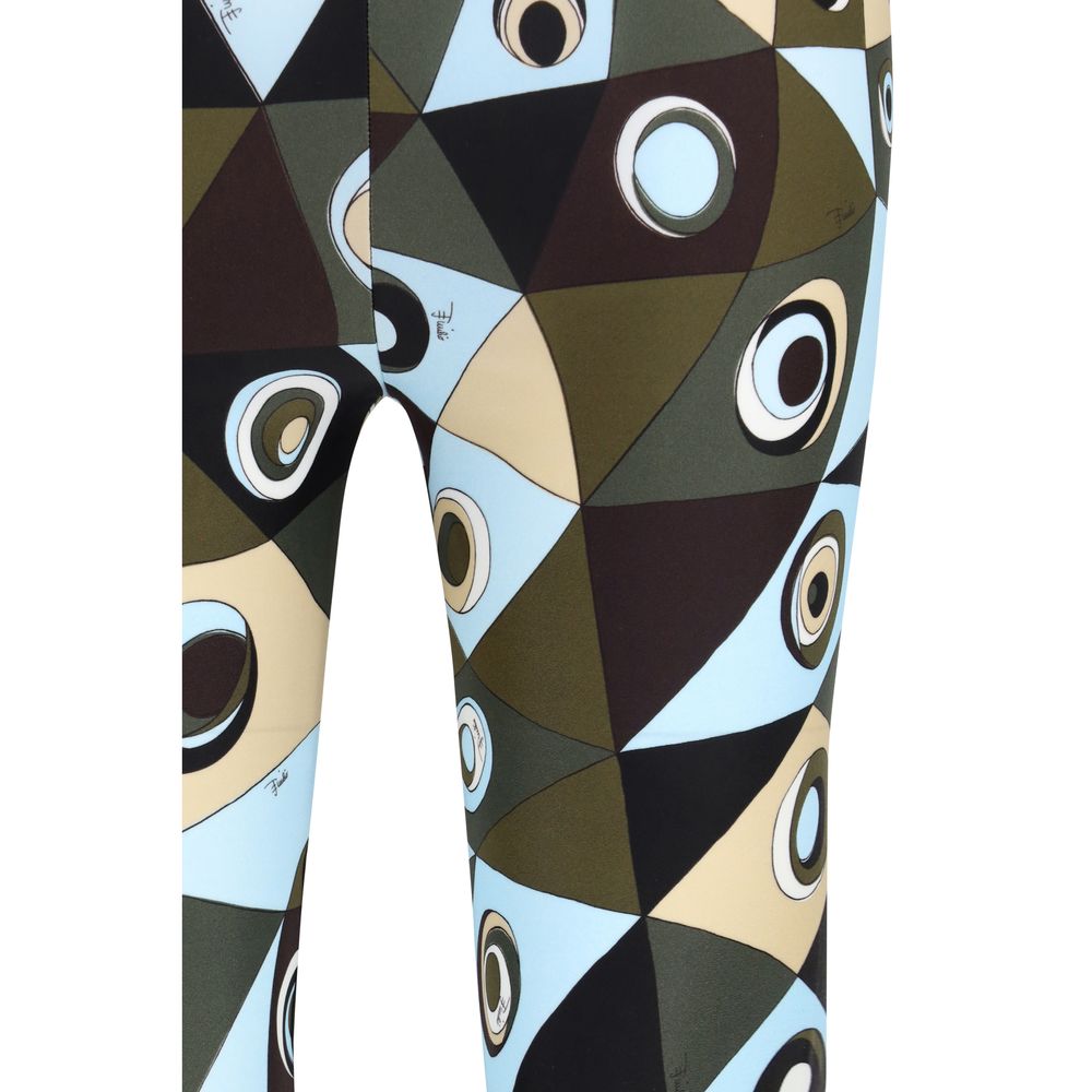 Emilio Pucci Bicolor Polyamide Leggings