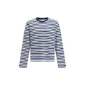 Ami Paris Blue Cotton Long Sleeve T-Shirt
