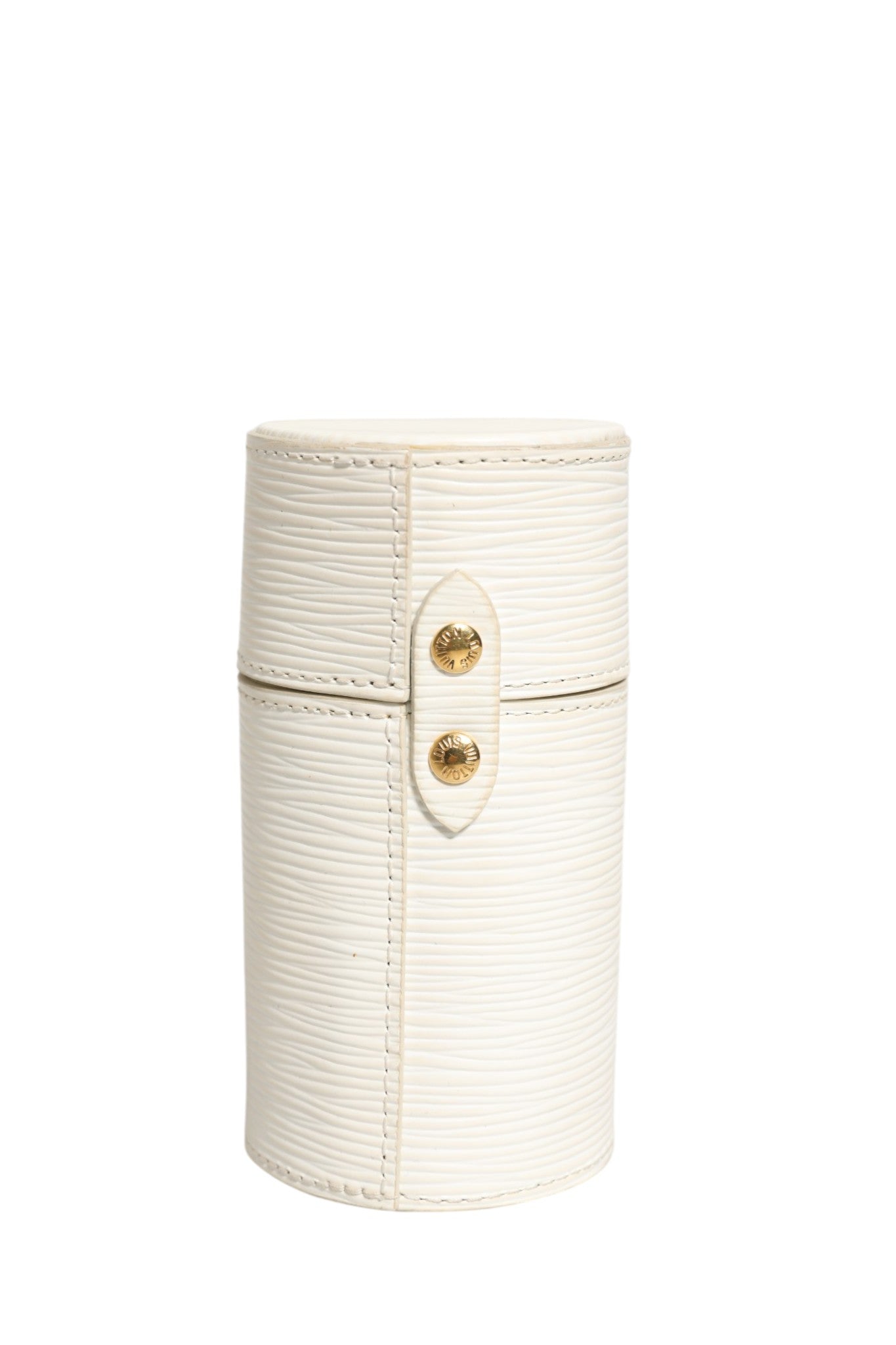 Louis Vuitton Travel Case White Epi Leather