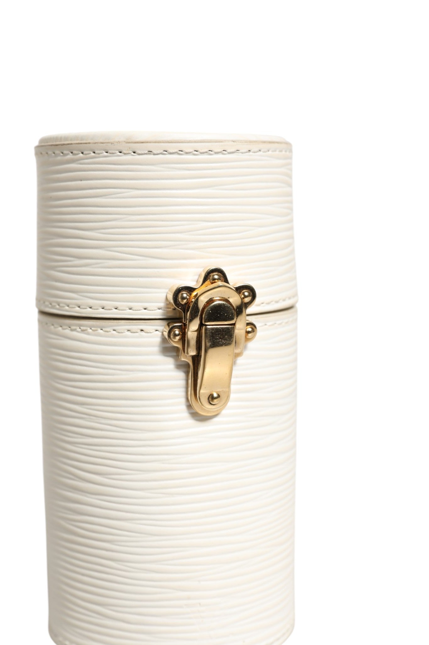 Louis Vuitton Travel Case White Epi Leather