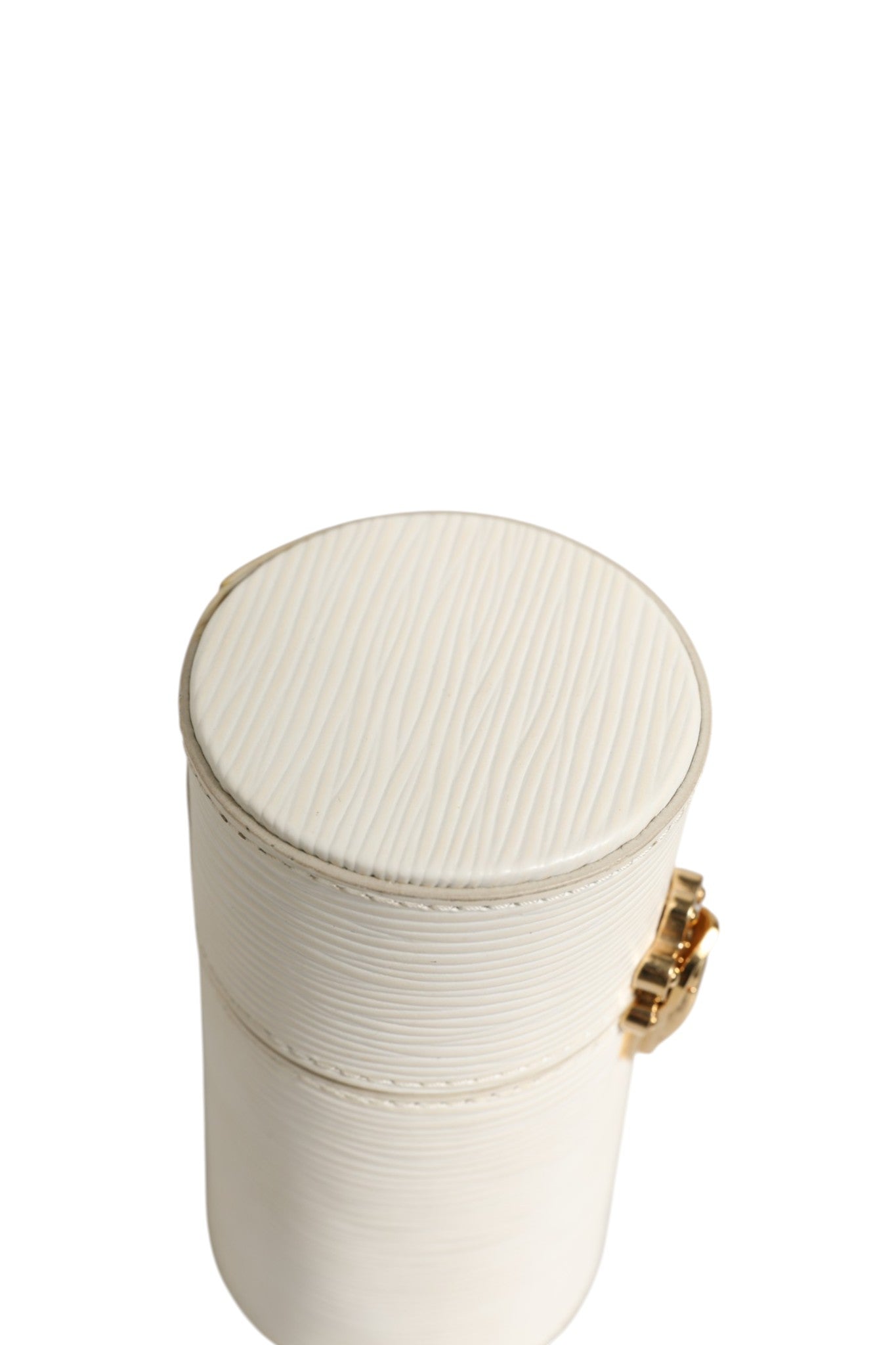 Louis Vuitton Travel Case White Epi Leather