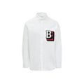 Burberry White Cotton Dress Shirt