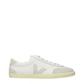 Veja White Leather Low Top Sneakers