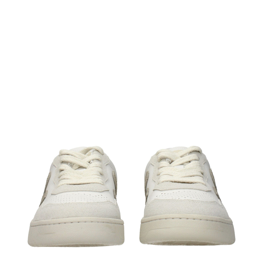Veja White Leather Low Top Sneakers