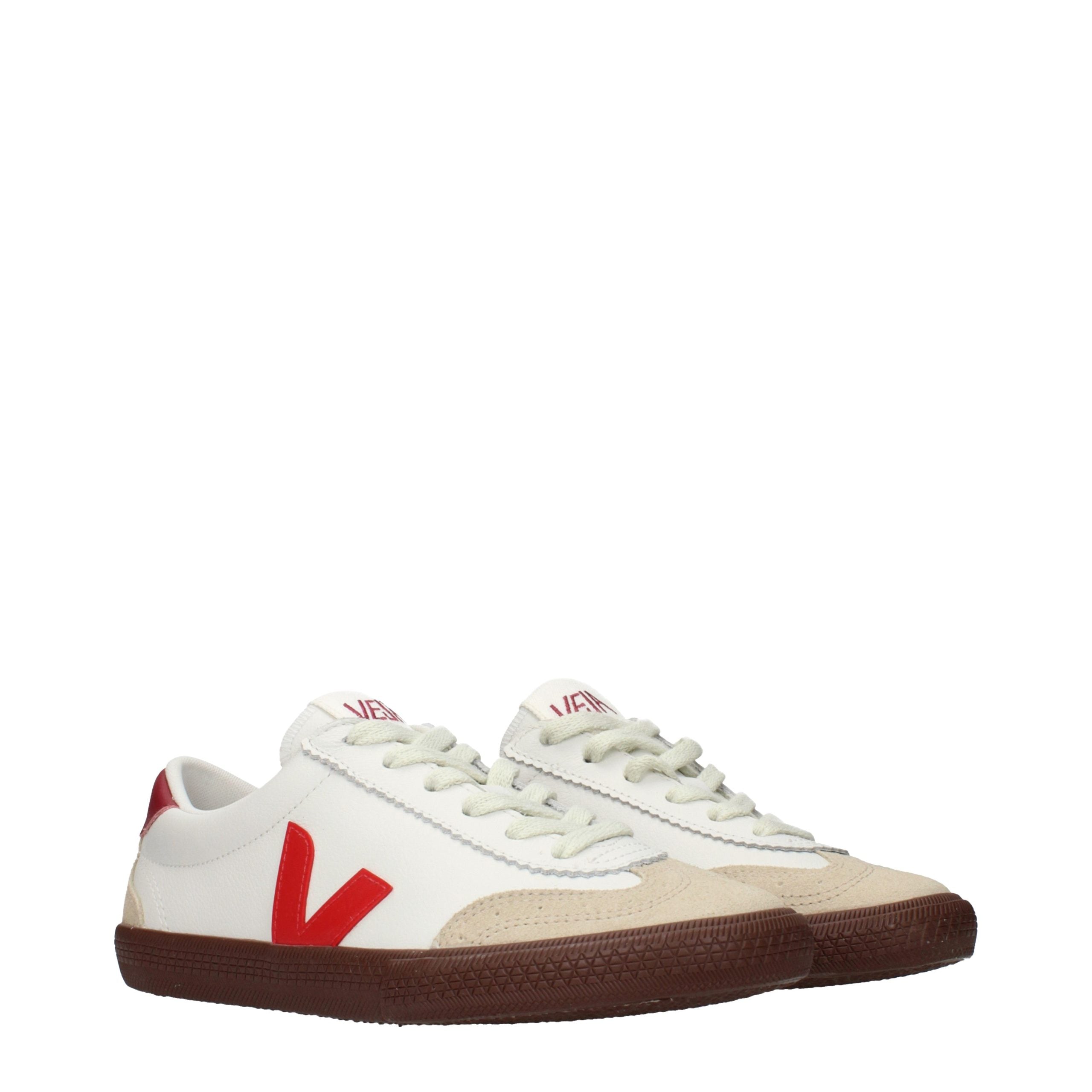Veja White Leather Sneakers