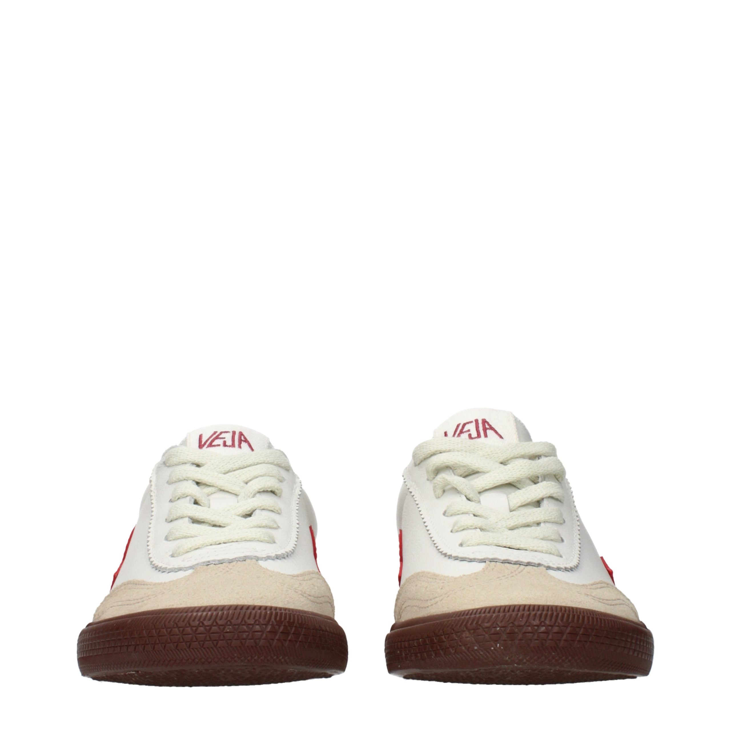 Veja White Leather Sneakers