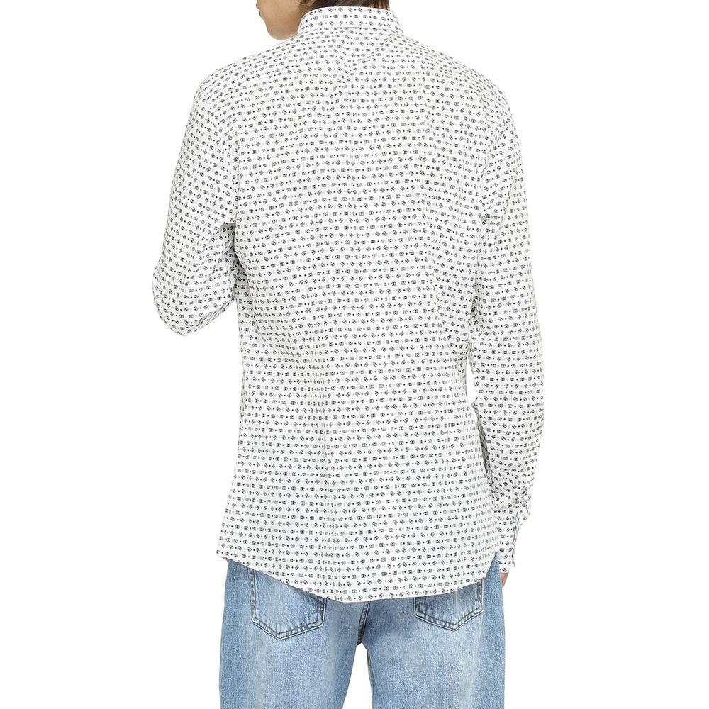 Dolce & Gabbana White Cotton Dress Shirt