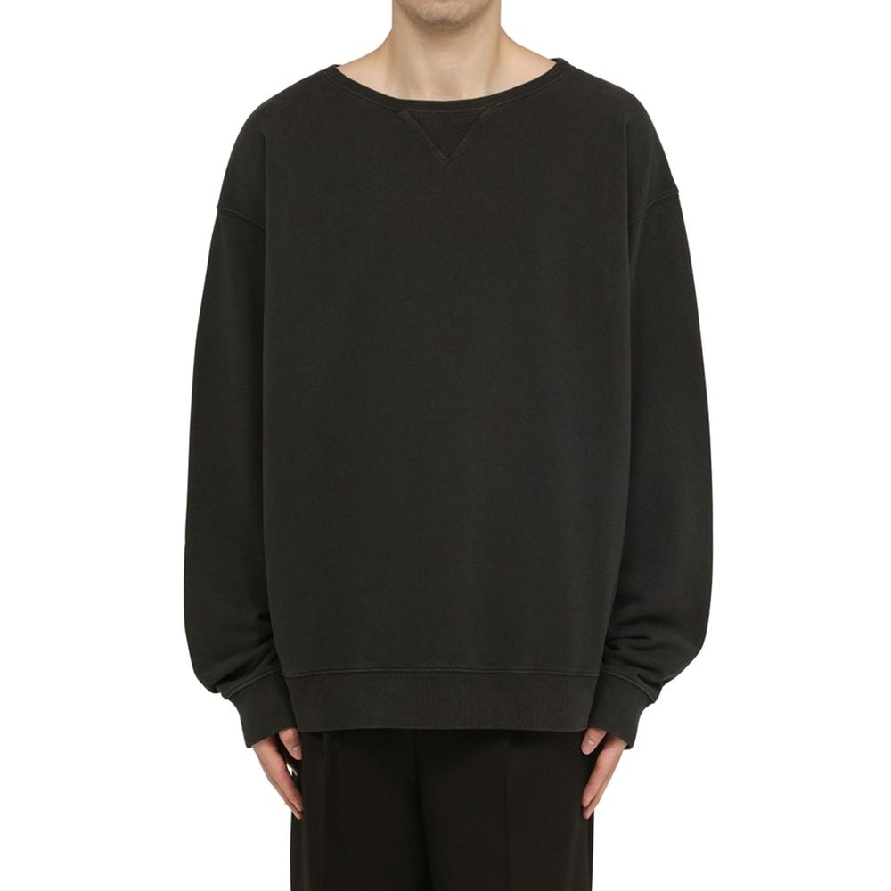 Maison Margiela Black Cotton Sweatshirt