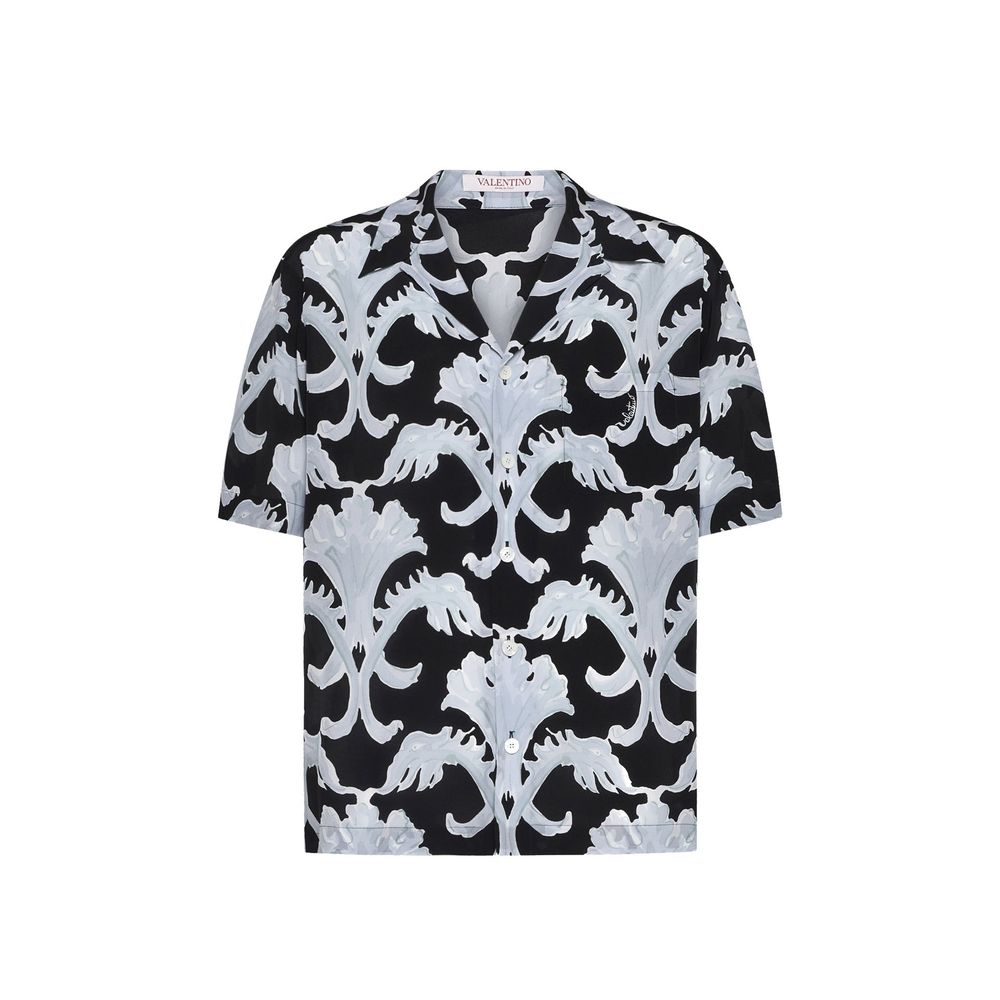 Valentino Garavani Black Silk Shirt