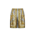 Versace Gray Silk Knee Length