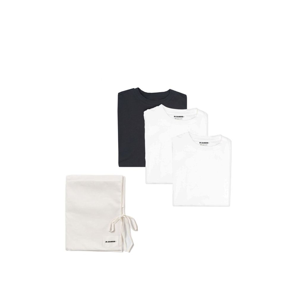 Jil Sander White Cotton T-Shirt