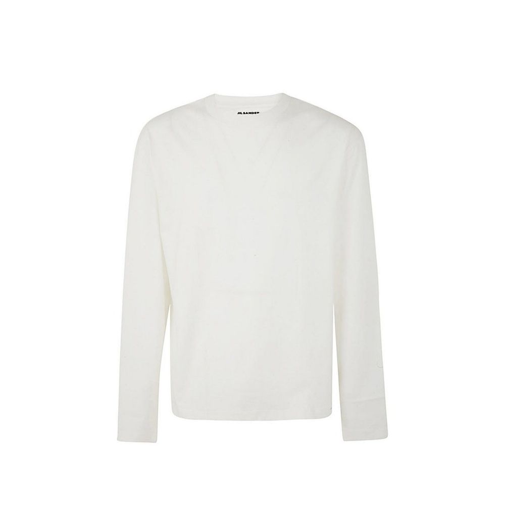 Jil Sander White Cotton T-Shirt