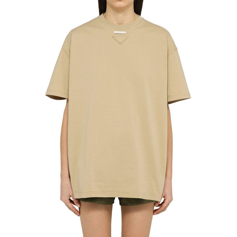 Prada Beige Cotton T-Shirt