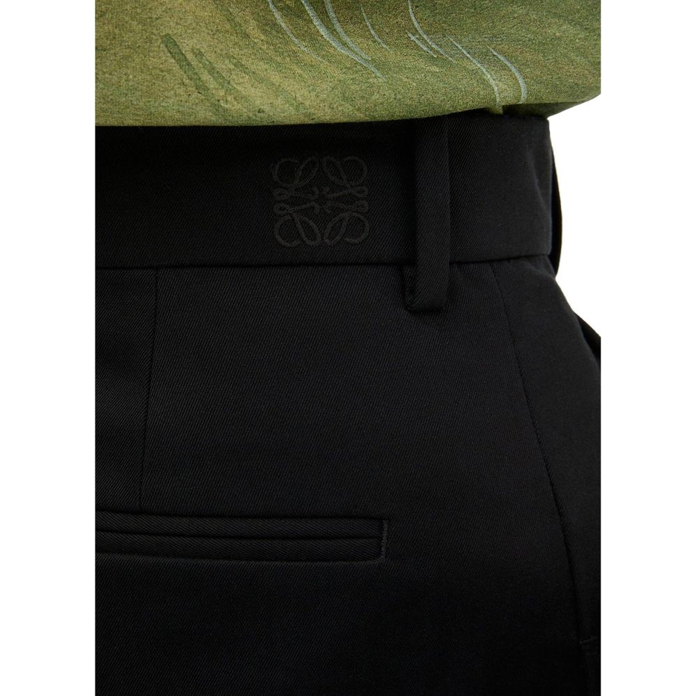 Loewe Black Cotton Casual Pants