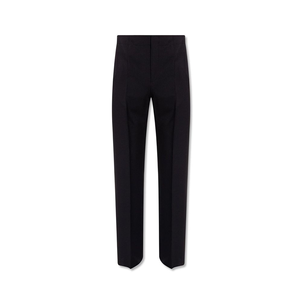 Salvatore Ferragamo Blue Cotton Dress Pants