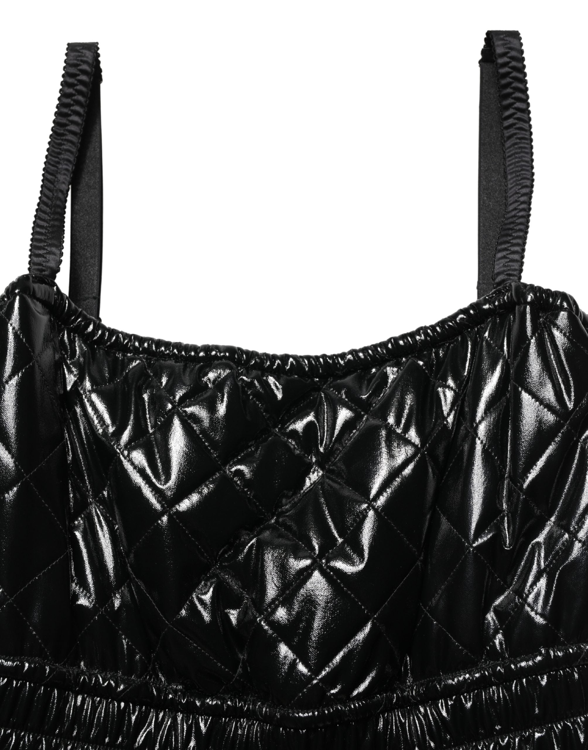 Dolce & Gabbana Black Sleeveless Romper Jumpsuit Dress