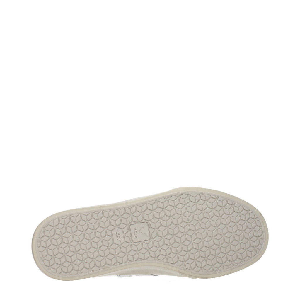 Veja White Leather Low Top Sneakers
