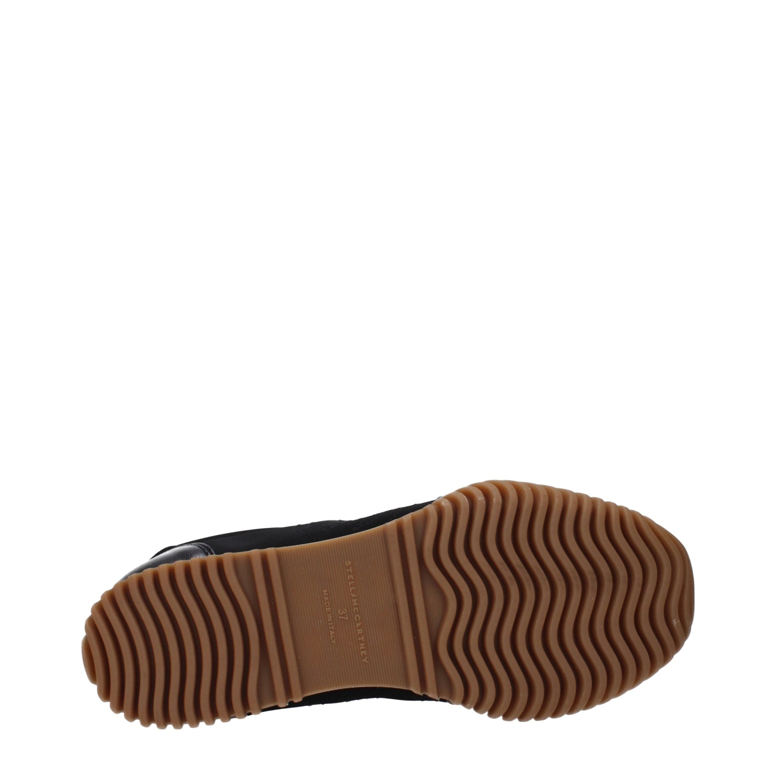 Stella McCartney Black Fabric Low Top Sneakers