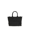 PINKO Black Raffia Shoulder Bag