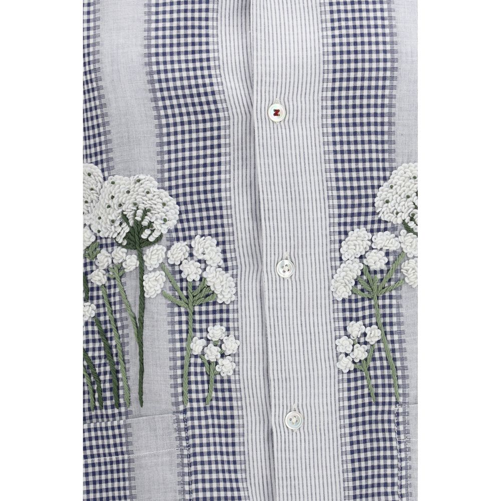 Baziszt Multicolor Cotton Pattern Shirt