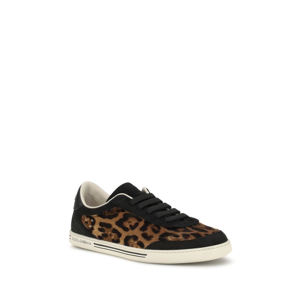 Dolce & Gabbana Multicolor Lamb Ovis Aries Aries Sneakers
