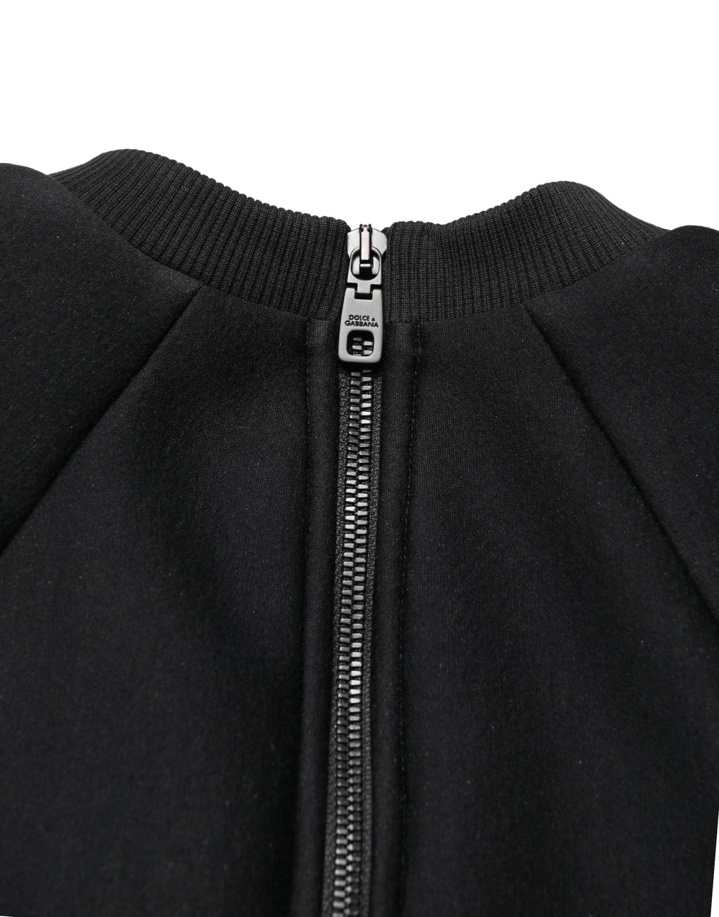 Philosophy Black Cropped ZipperBack Sweatshirt Sweater