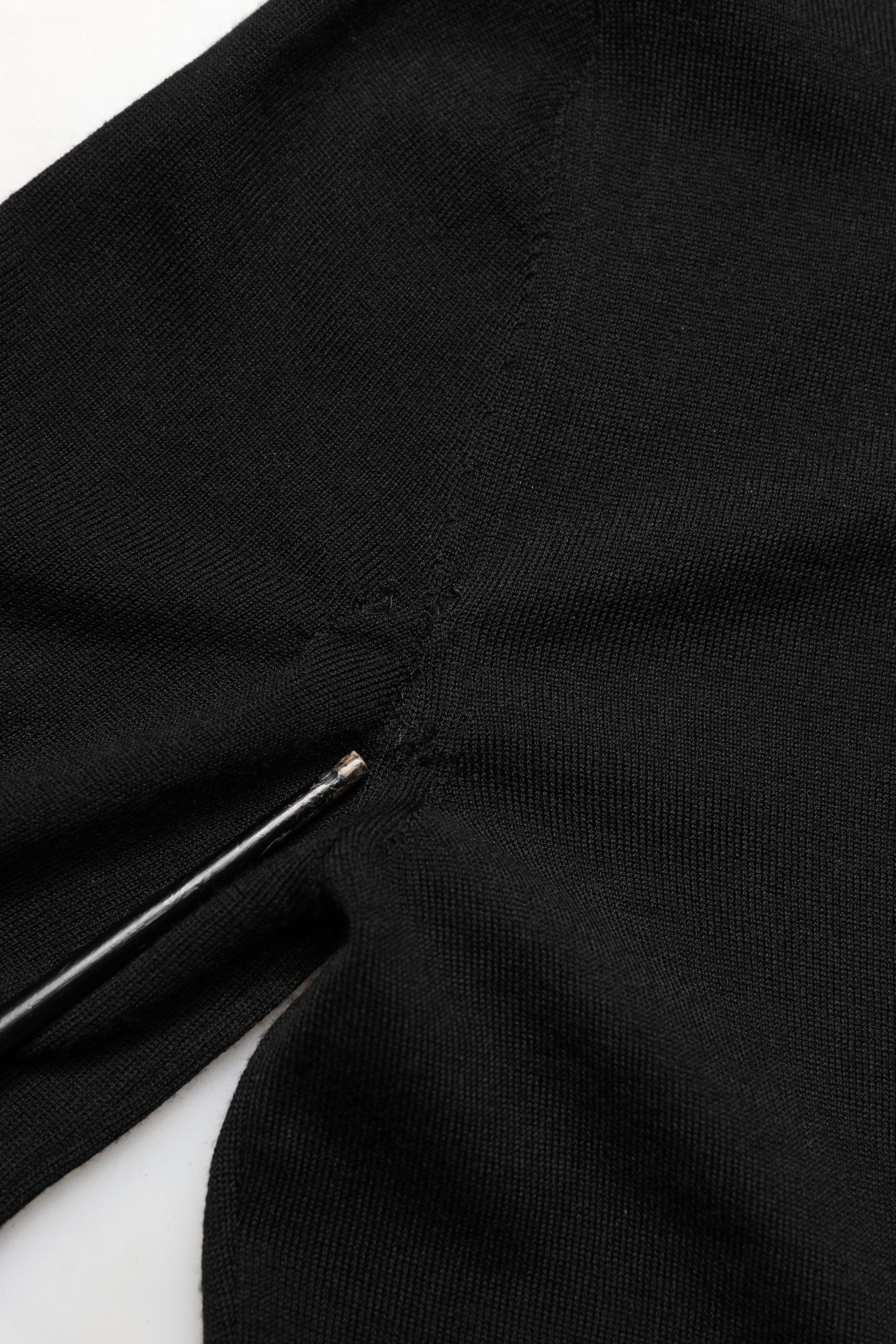 Dolce & Gabbana Black Wool Knitted Button Front Cardigan Sweater