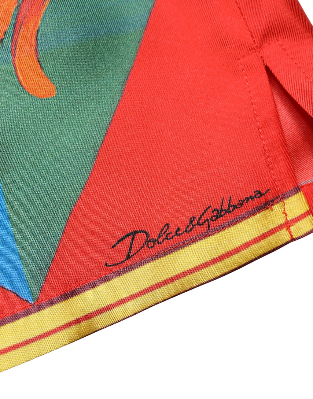 Dolce & Gabbana Multicolor Printed Long Sleeve Button Down Shirt Top