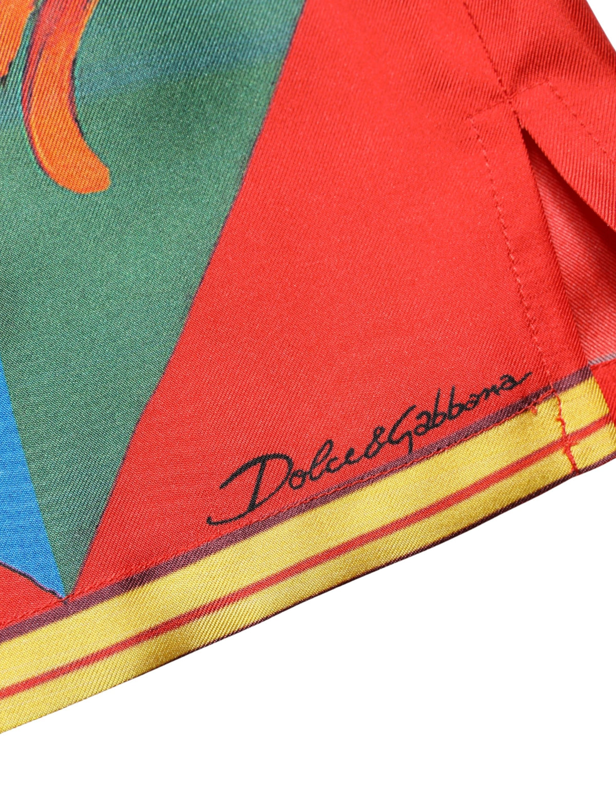 Dolce & Gabbana Multicolor Printed Long Sleeve Button Down Shirt Top