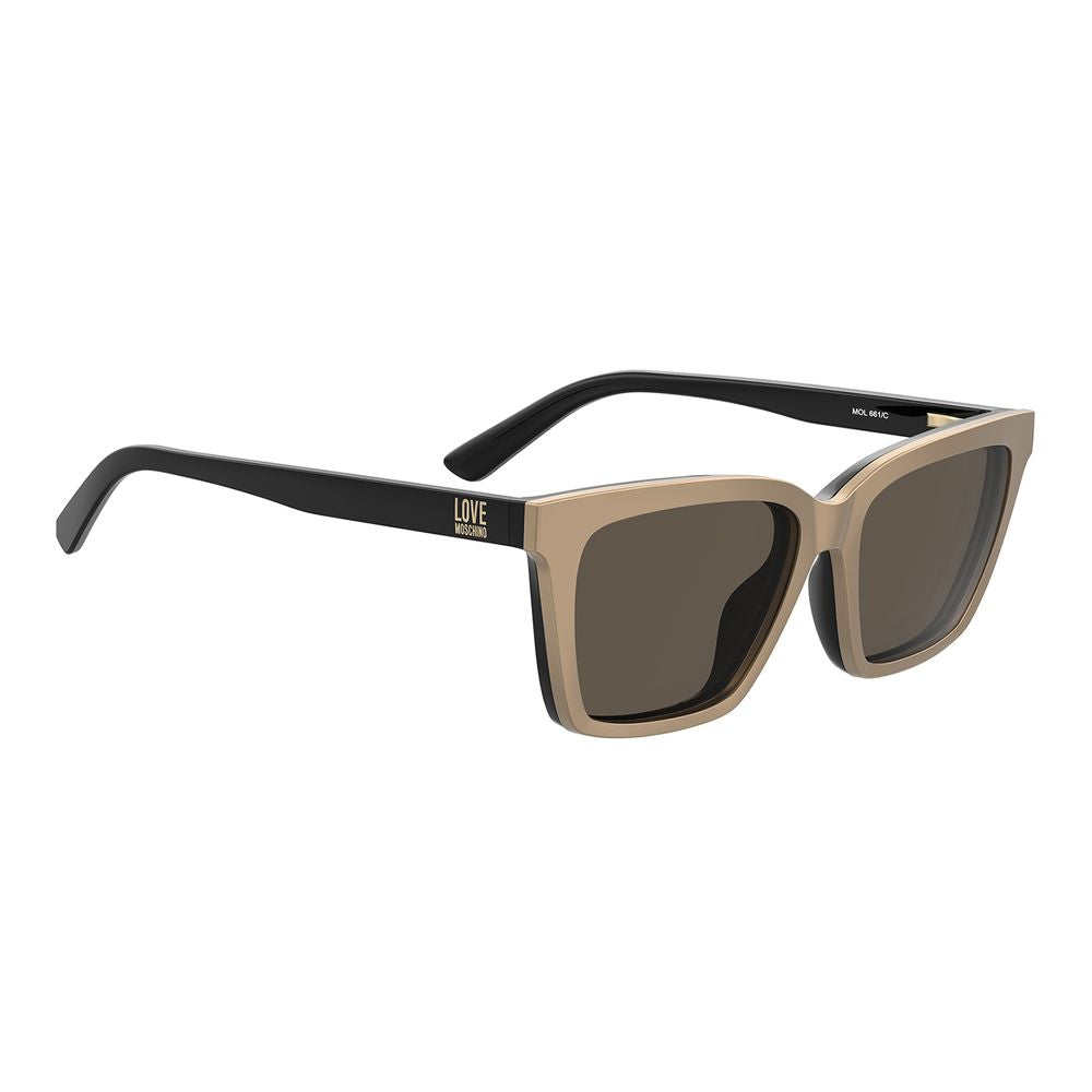 Love Moschino Black Acetate Glasses (Frames)