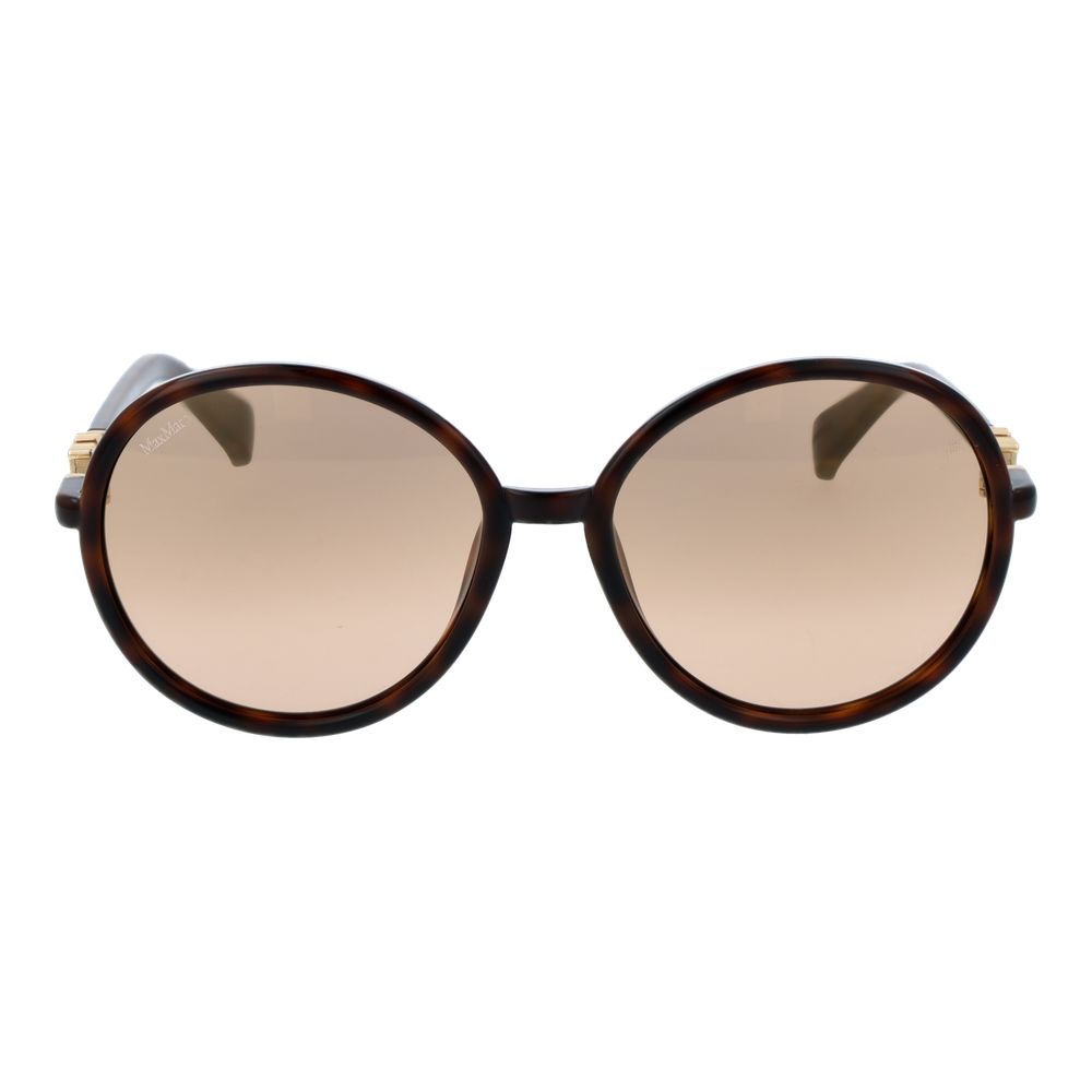 Max Mara Brown Stainless Steel Sunglasses
