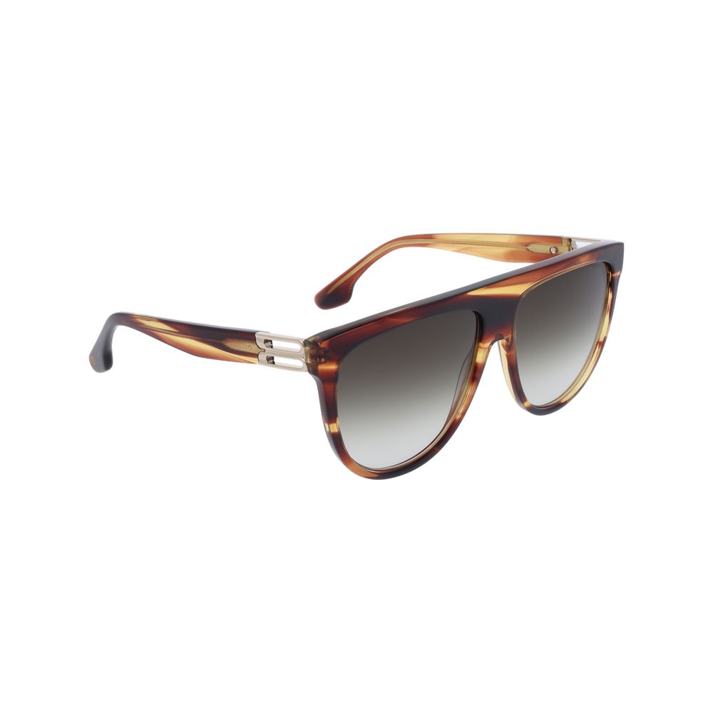 Victoria Beckham Brown Plastic Sunglasses