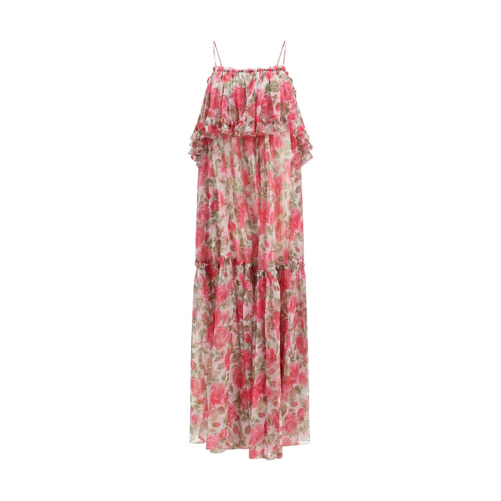 Chloé Multicolor Silk Casual Dress