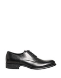 Dolce & Gabbana Black Calfskin Leather Derby Men Dress Shoes