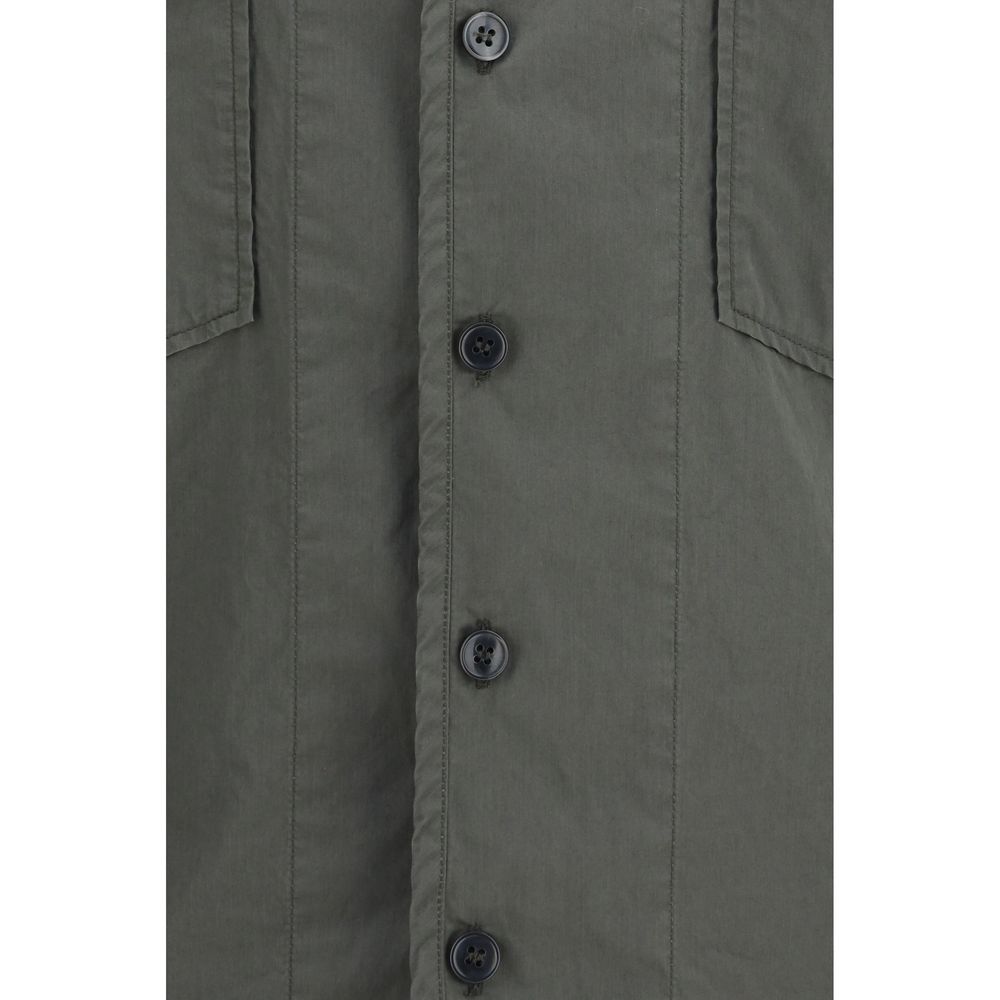 Dolce & Gabbana Gray Cotton Shortsleeve Shirt