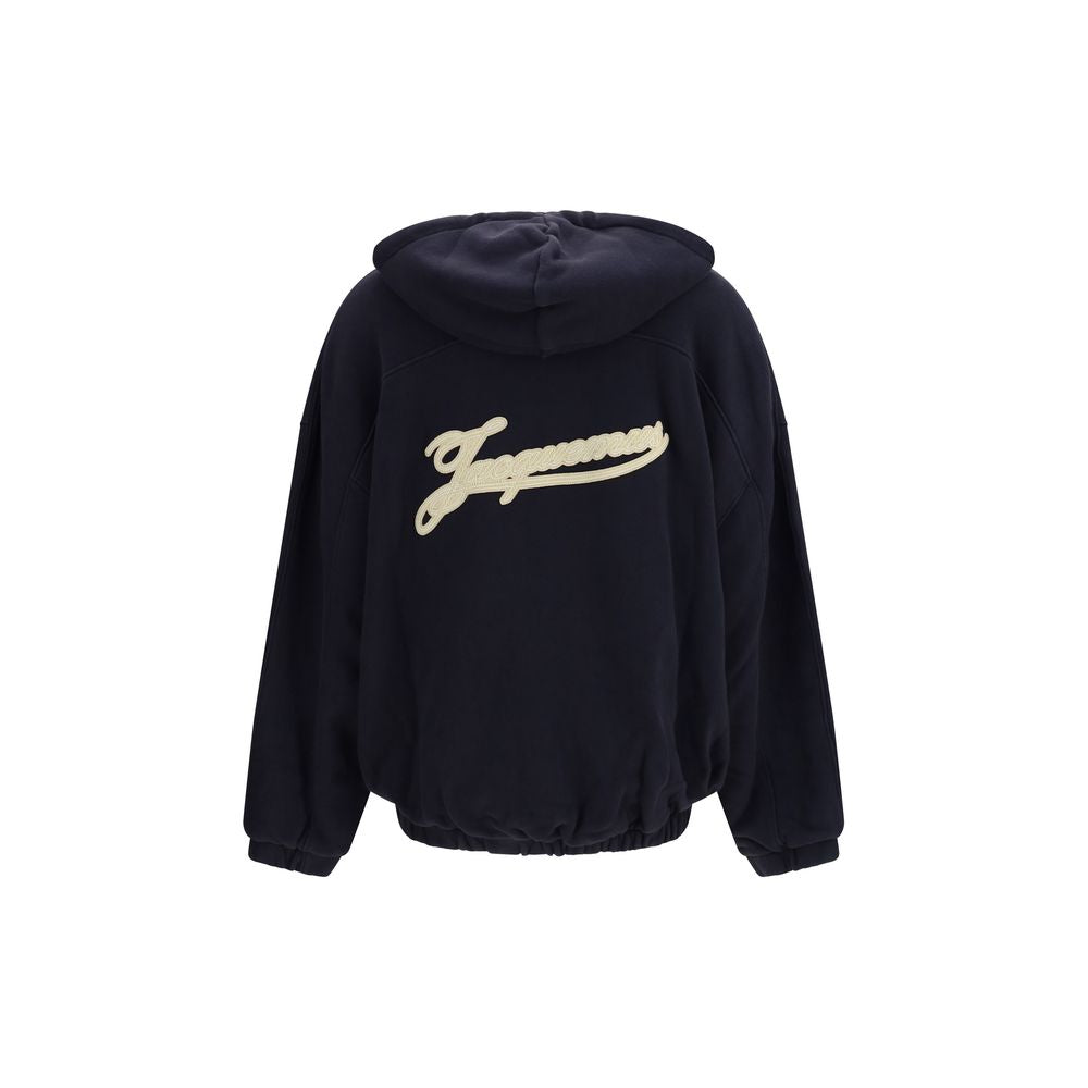 Jacquemus Blue Cotton Sweatshirt