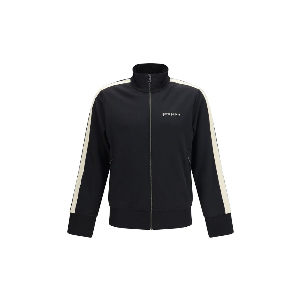 Palm Angels Black Polyester Shell Jacket