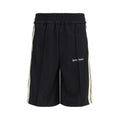 Palm Angels Black Polyester Bermuda Shorts