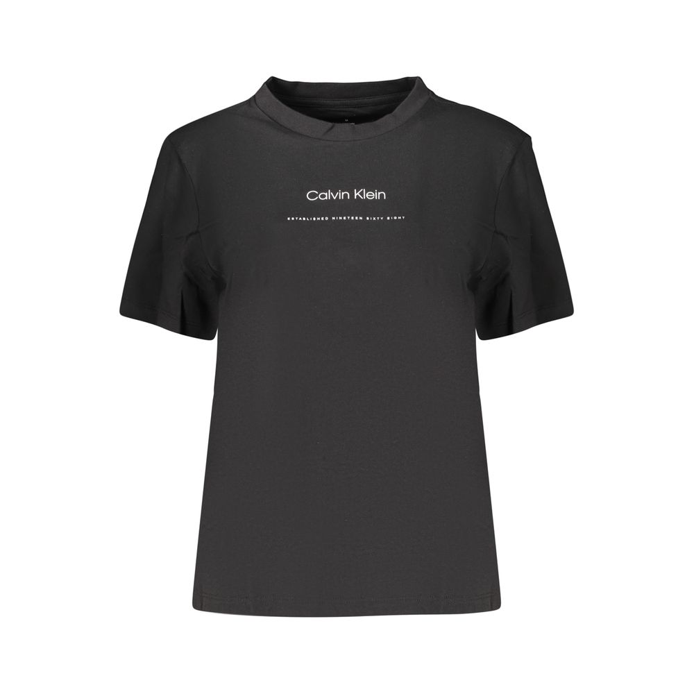 Calvin Klein Black Cotton Women's T-Shirt