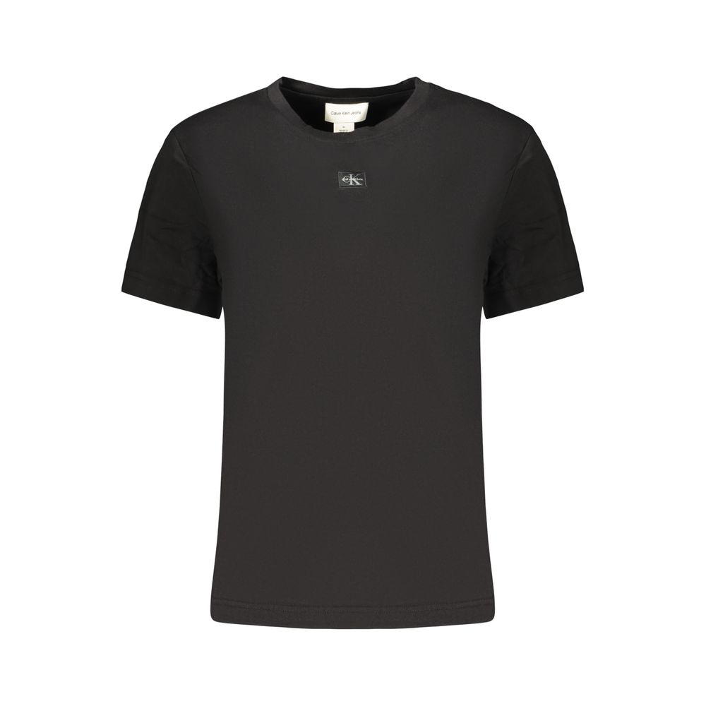 Calvin Klein Black Cotton Womens T-Shirt