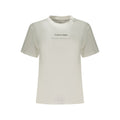 Calvin Klein White Cotton Women T-Shirt